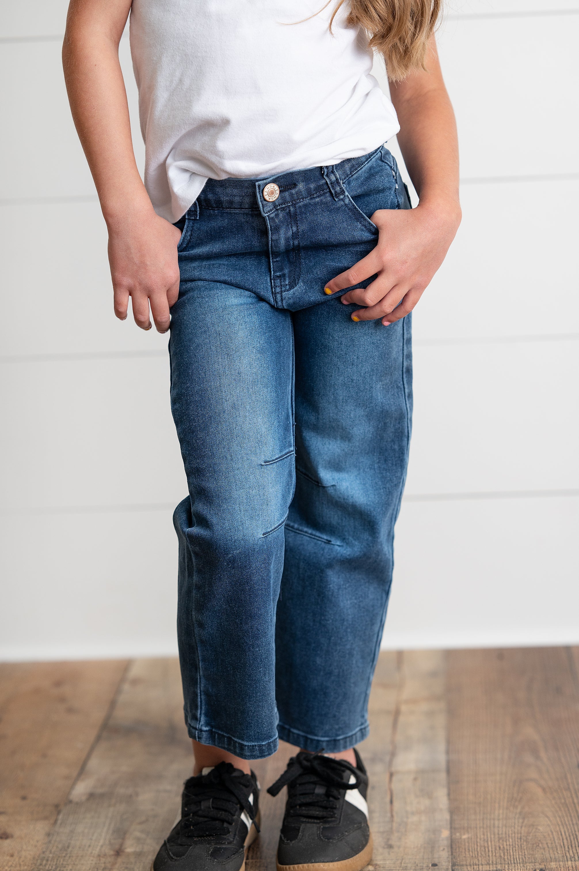 Wide Leg  Denim Jeans