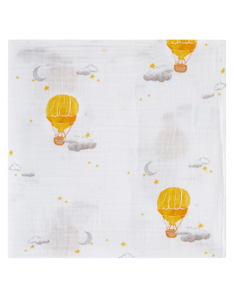 ORGANIC SWADDLE - HOT AIR BALLOON