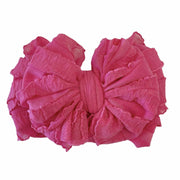 Hot Pink | Signature Ruffled Baby Headband
