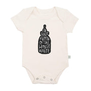 Graphic Bodysuit | House White