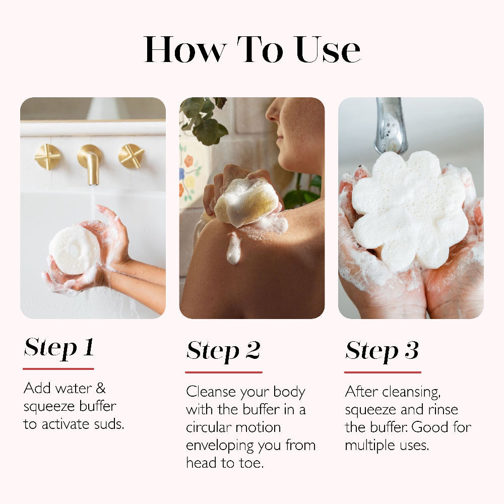 Peony Flower Eau De Toilette & Travel Spongette
