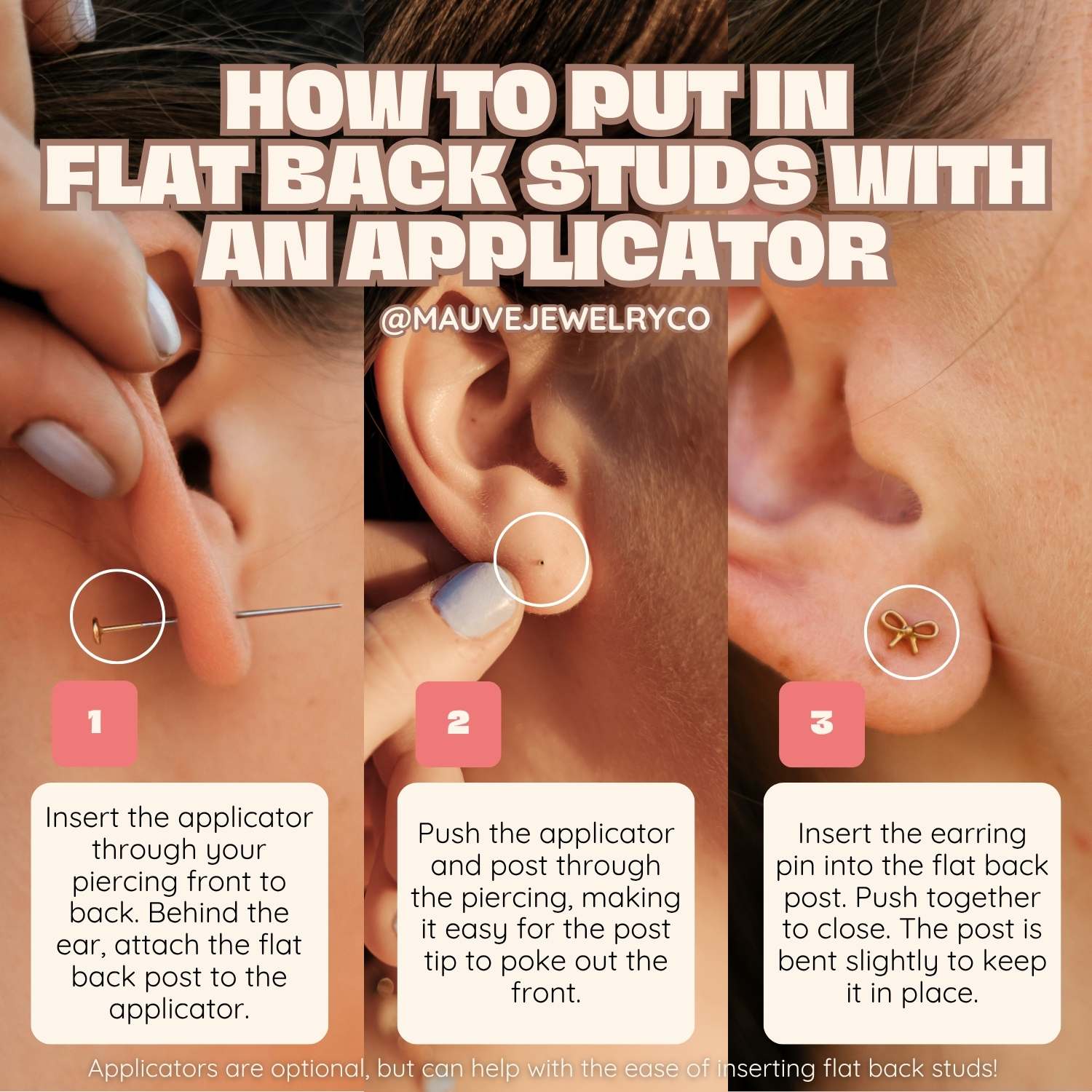 Flat Back Applicator