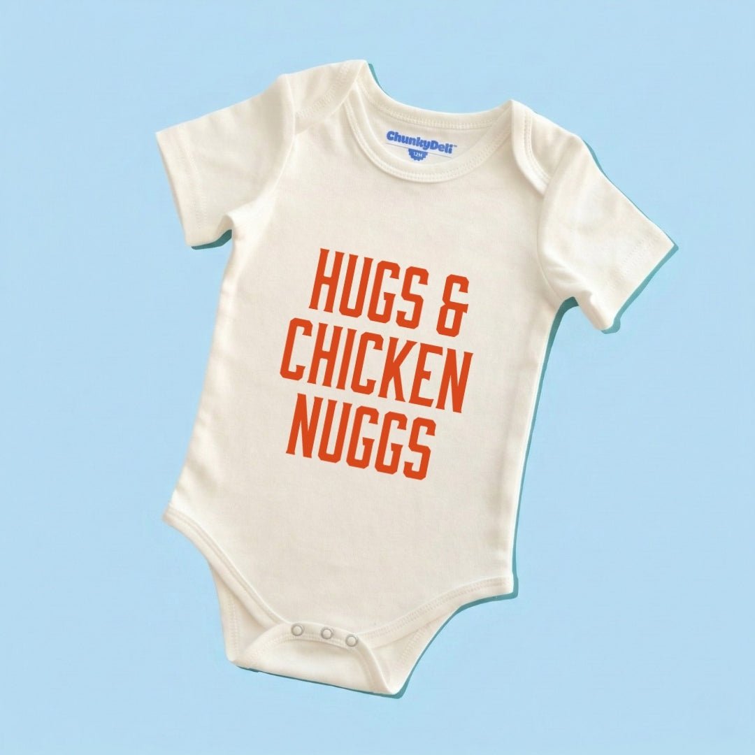 Hugs & Chicken Nuggs Baby Bodysuit