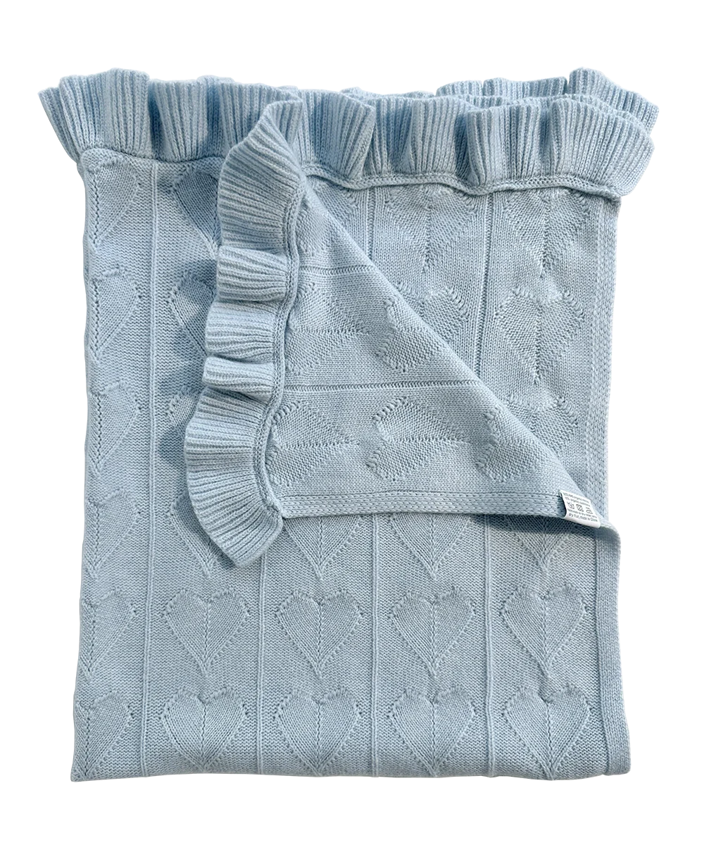 Cashmere Cloud Baby Blanket Gift Set - Hydrangea