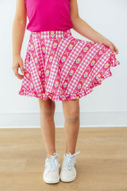 I Love You Tulip Much Ruffle Twirl Skort