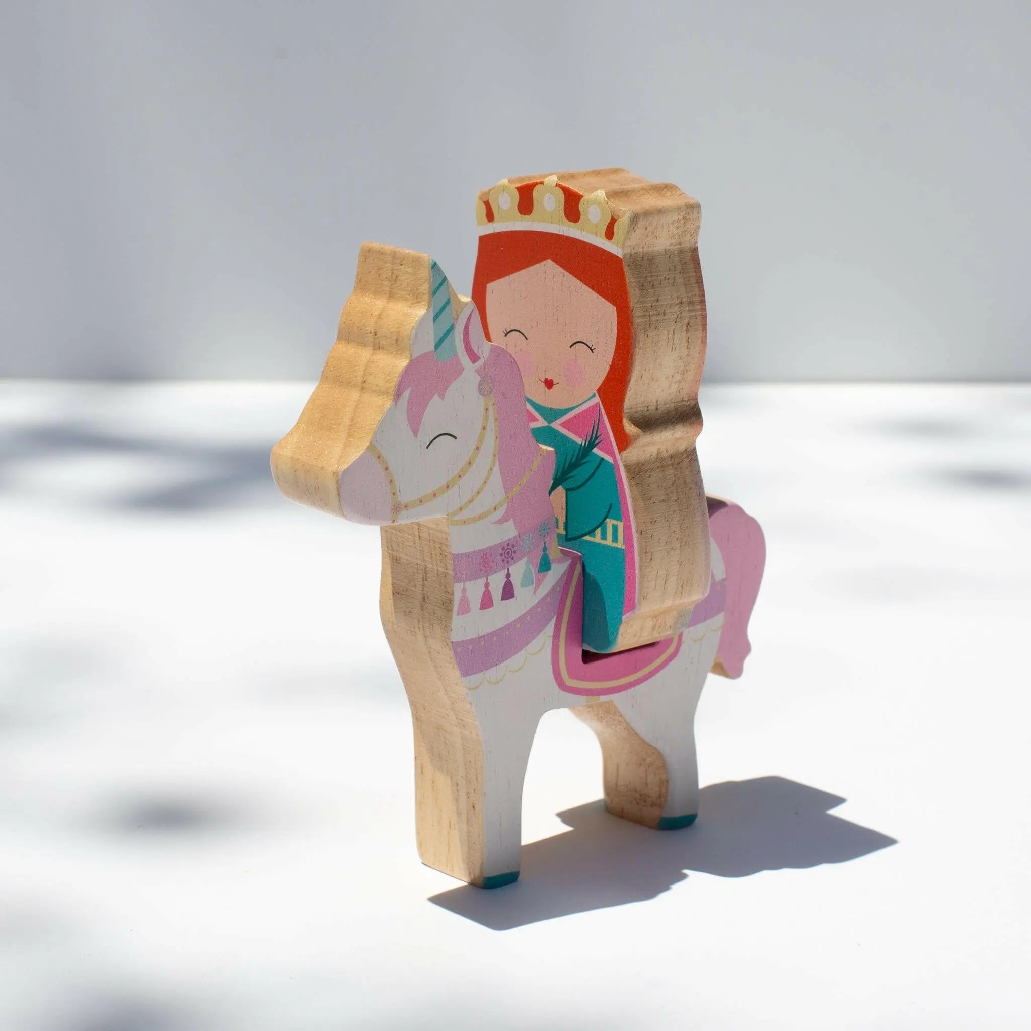 St. Justina Of Padua & Unicorn Wooden Set