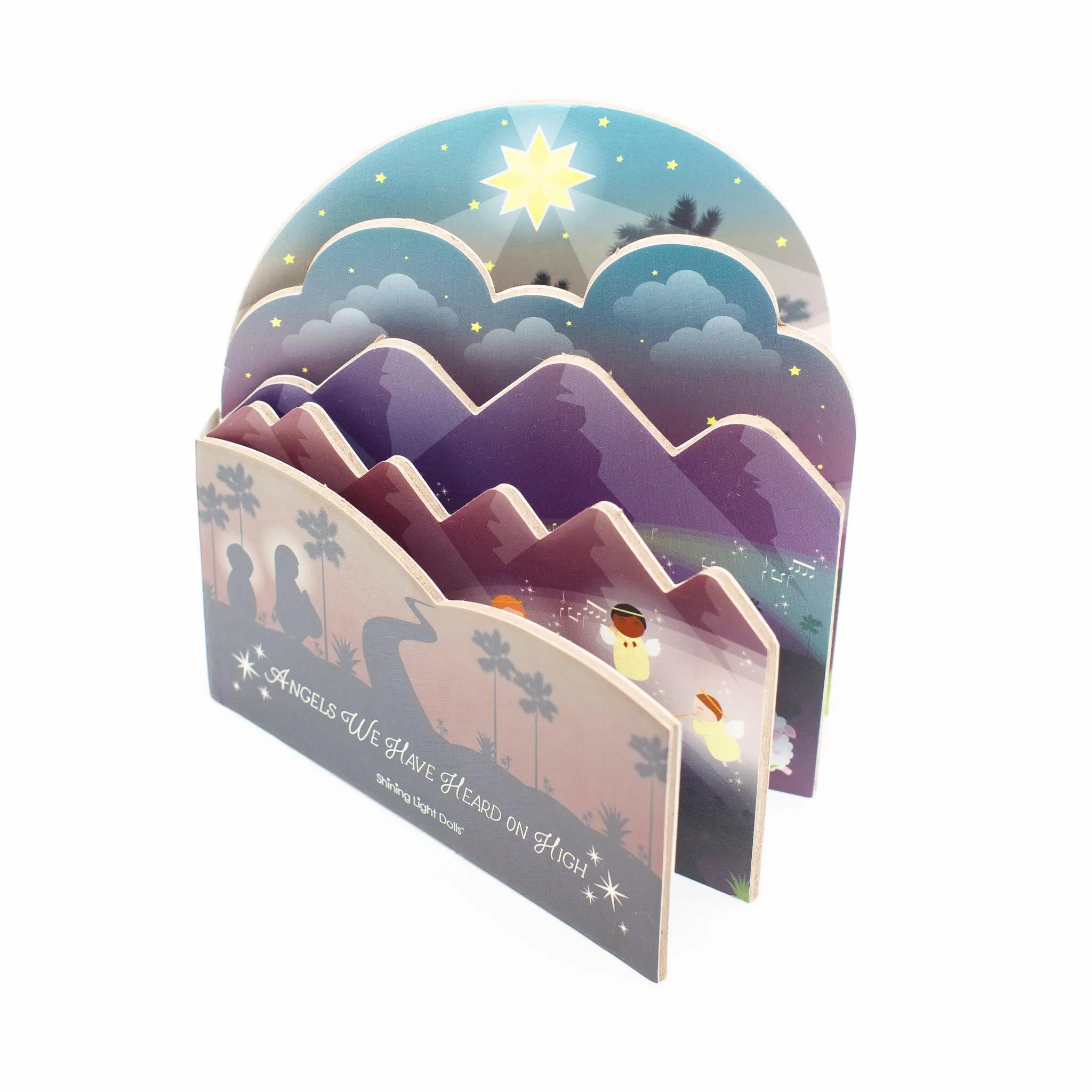 Angels We Have Heard On High Shaped Book