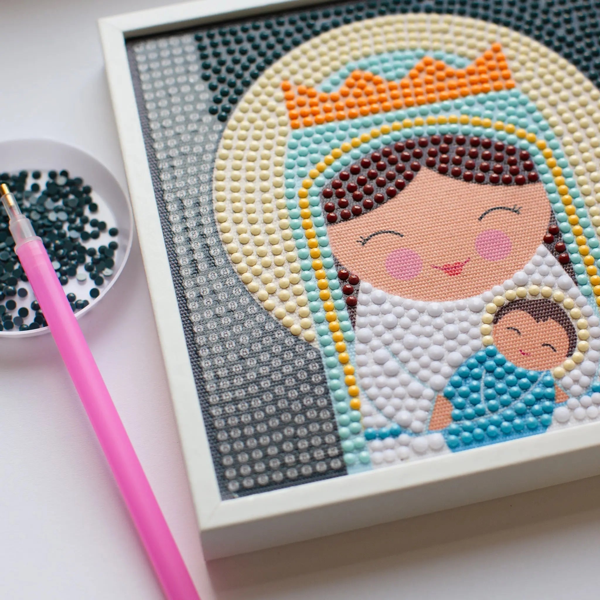 Gem Art Craft Kit Blessed Virgin Mary