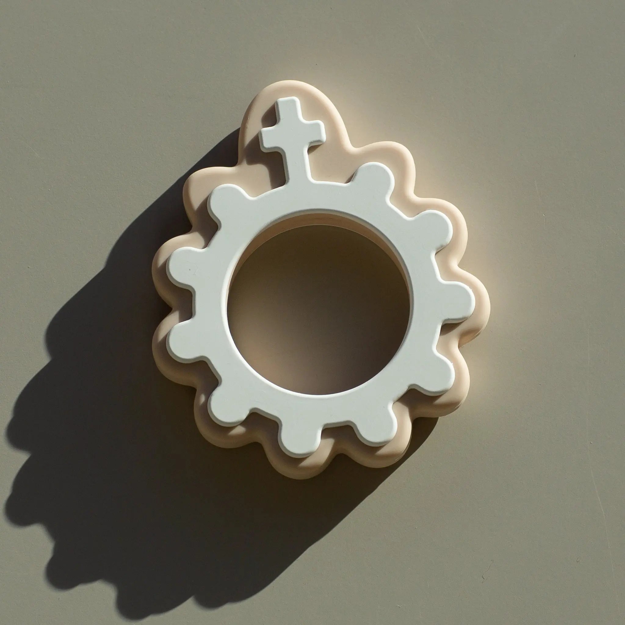 Baby’s First Rosary – Lily White Silicone Teether