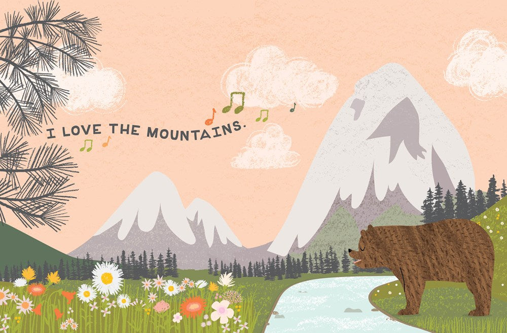 I Love The Mountains - Board Book