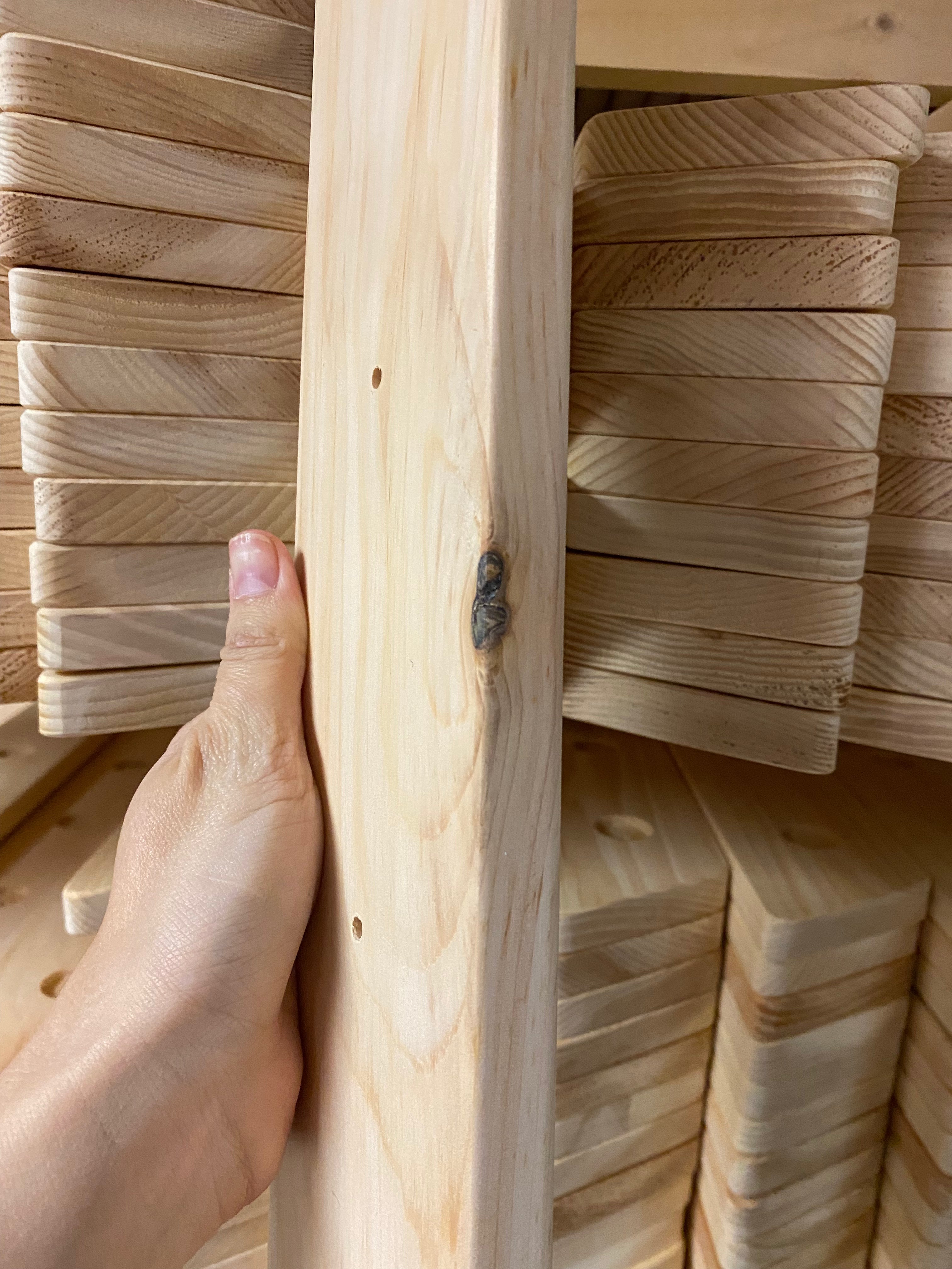 Flawed/discounted Large Wooden Climbing Triangle