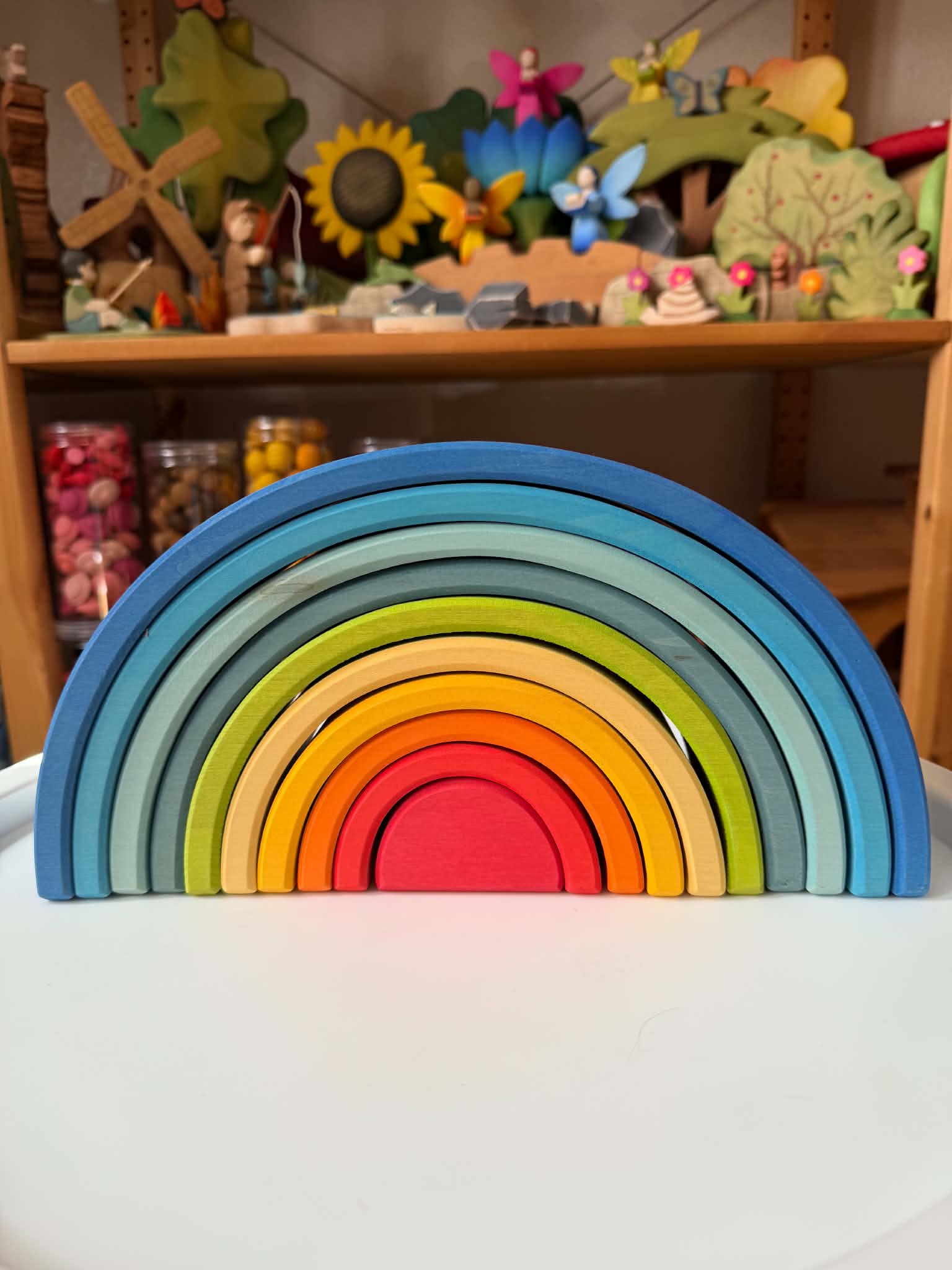 10 Pcs Stained Gwawr Rainbow In Sunrise Color Limited Edition