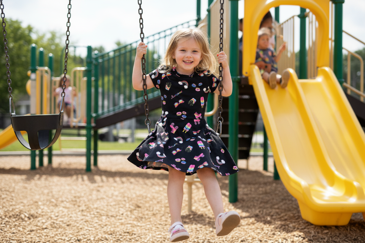 Tweenstyle -  All Over Print Skater Dress