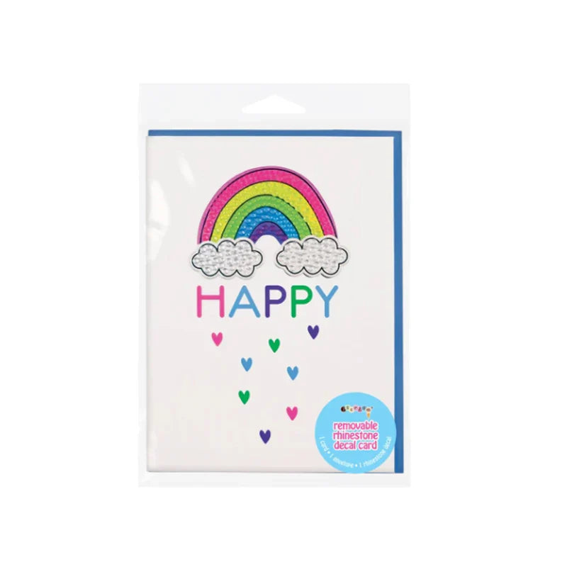 Iscream - Removable Rhinestone Decal Card