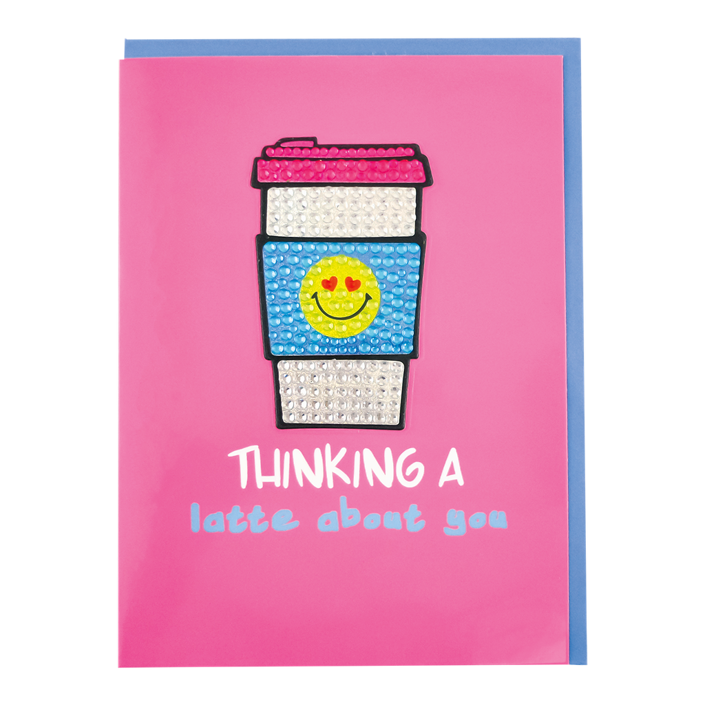 Iscream - Removable Rhinestone Decal Card