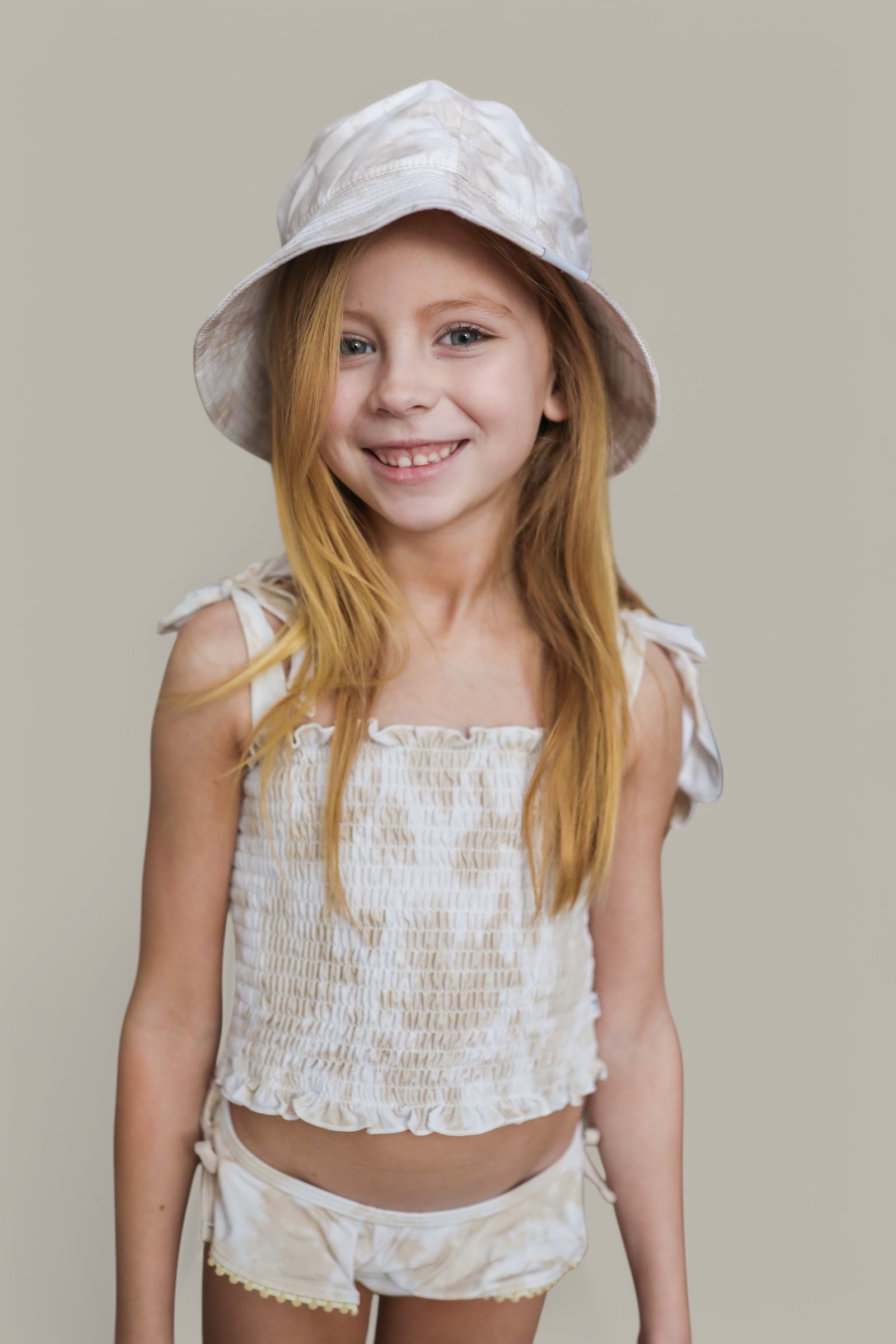 Sandy Shores Dream Smocked Two Piece Swim Suit