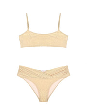 Amelie Gold Glitter Bikini