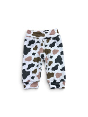 Multi Cow Print Joggers