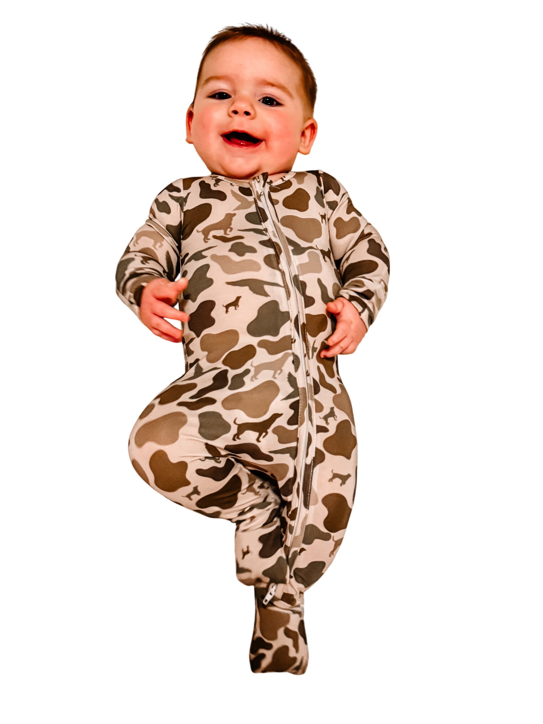 Duck Camo Bamboo Zip Sleeper 220 Gsm- True To Size