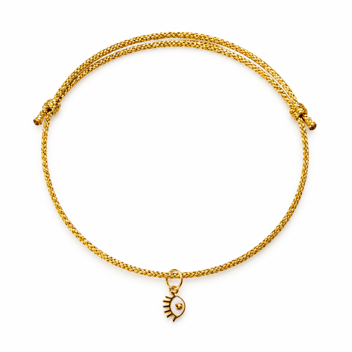 Kids Gold Eye Charm Bracelet