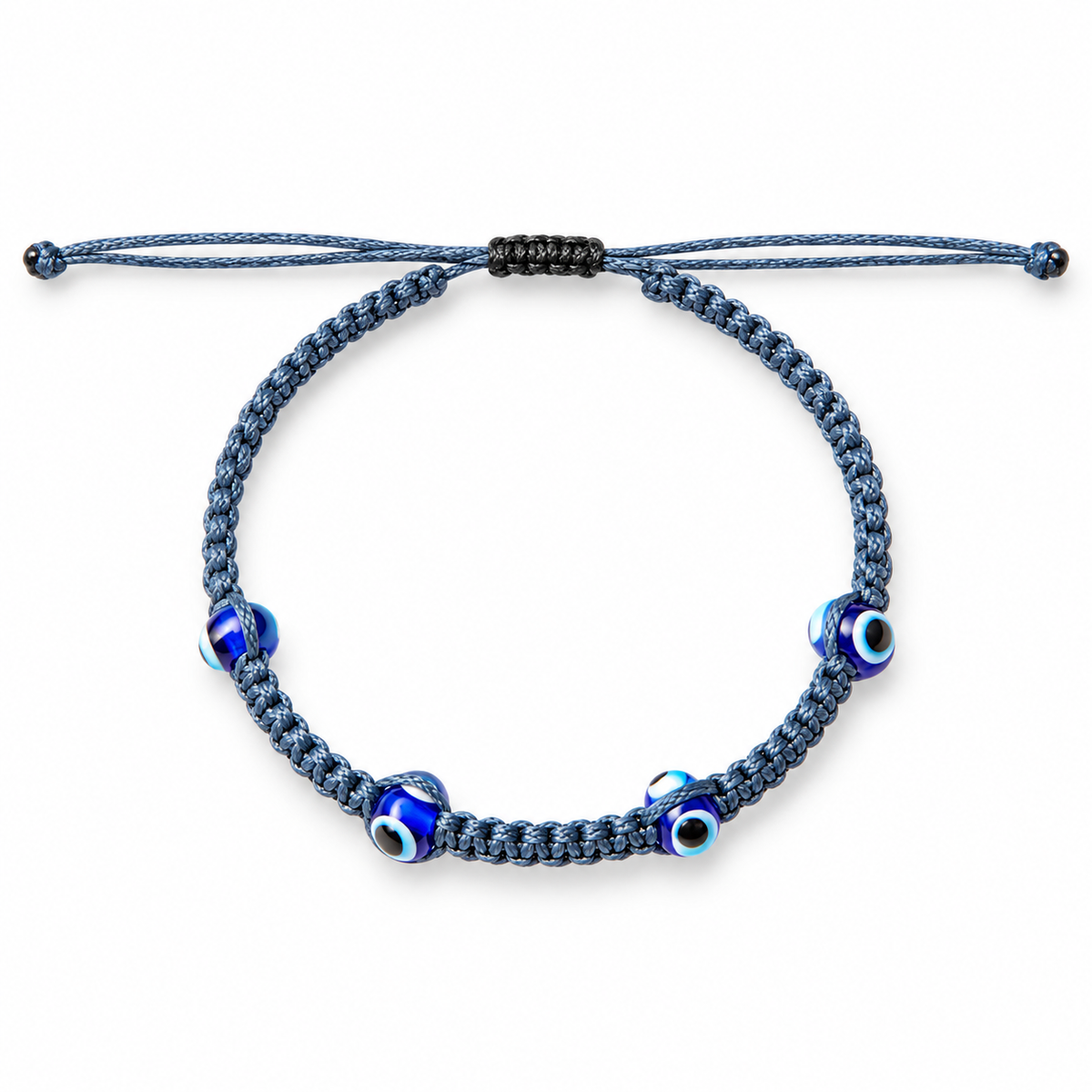 Multi Evil Eye Braided Bracelet