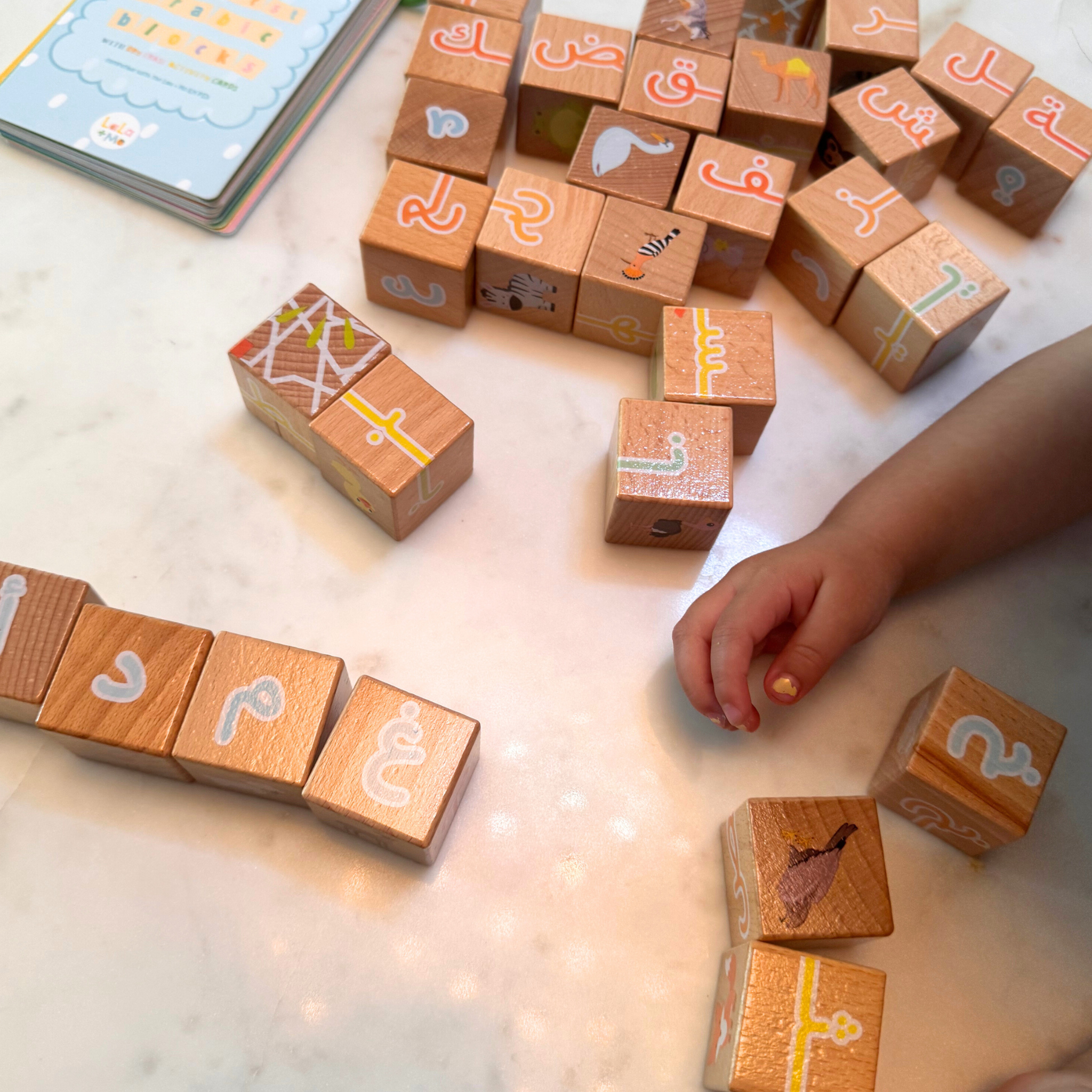 My First Arabic Alphabet Blocks With Dry Erase Activity Cards