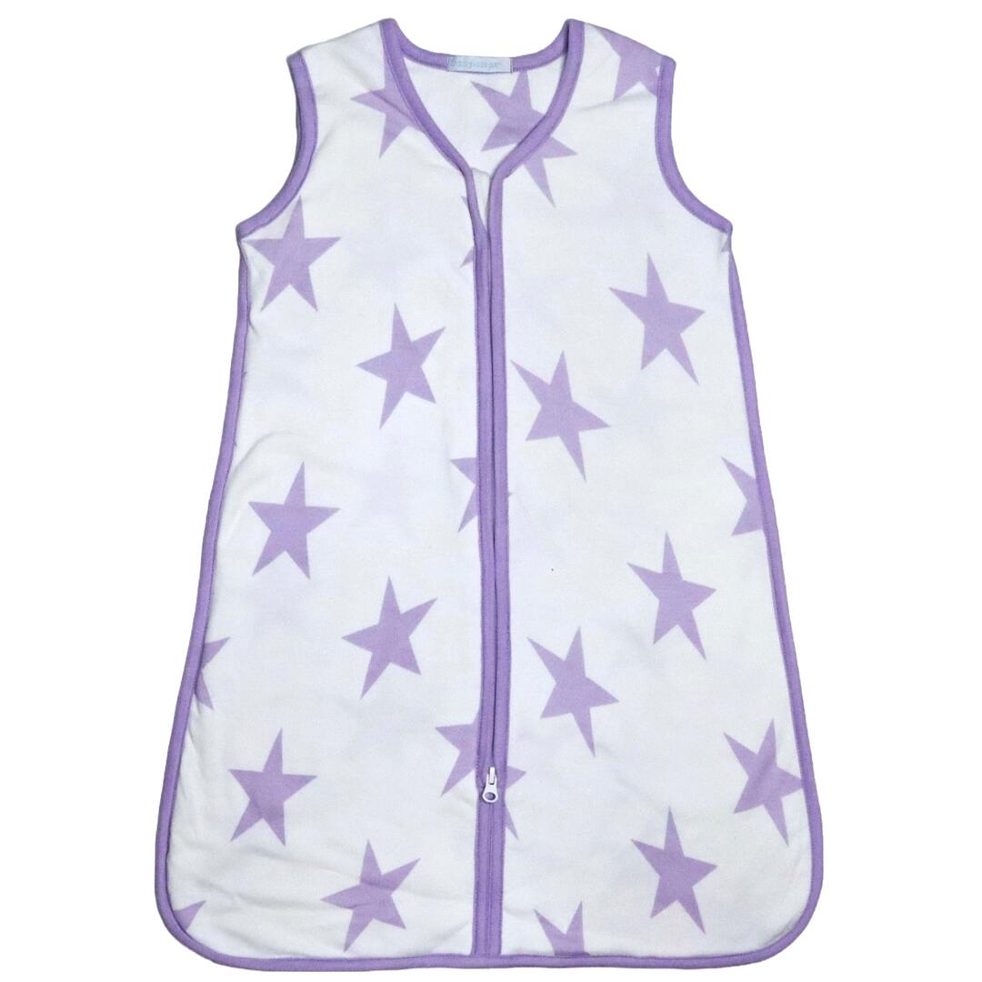 Baby Sleep Sack - Large Lilac Stars