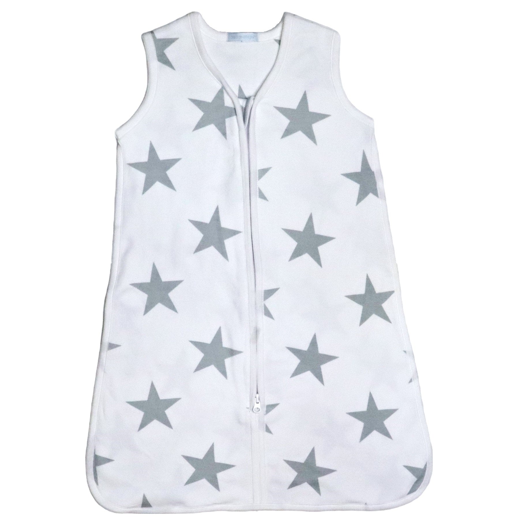 Baby Sleep Sack - Large Grey Stars