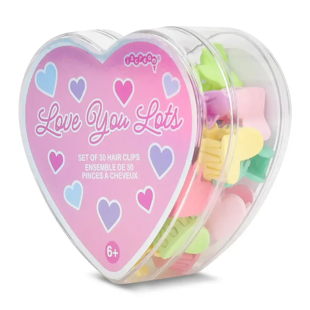 Iscream - Mini Heart Clips Set, 30 Ct