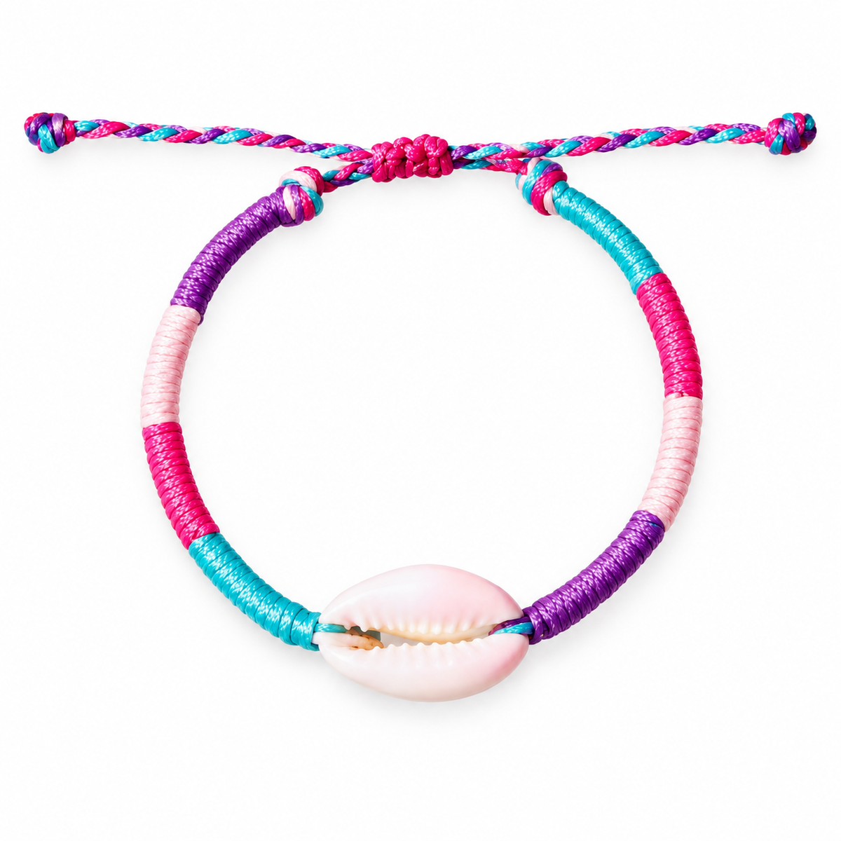 Pink Candy Shell Bracelet