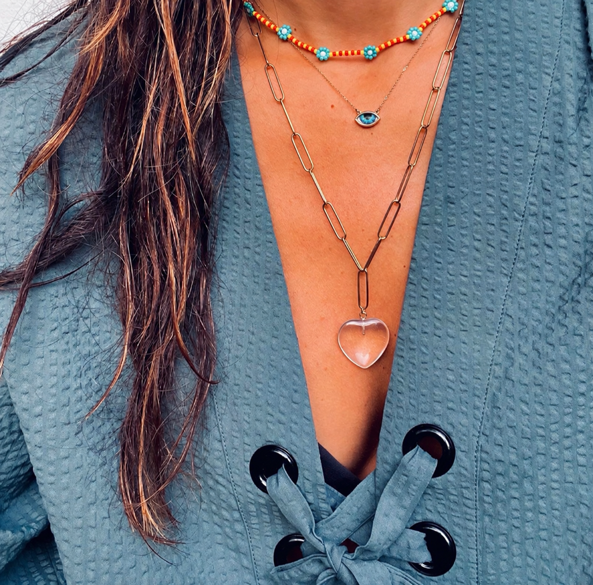 Mikki Blue Eye Necklace