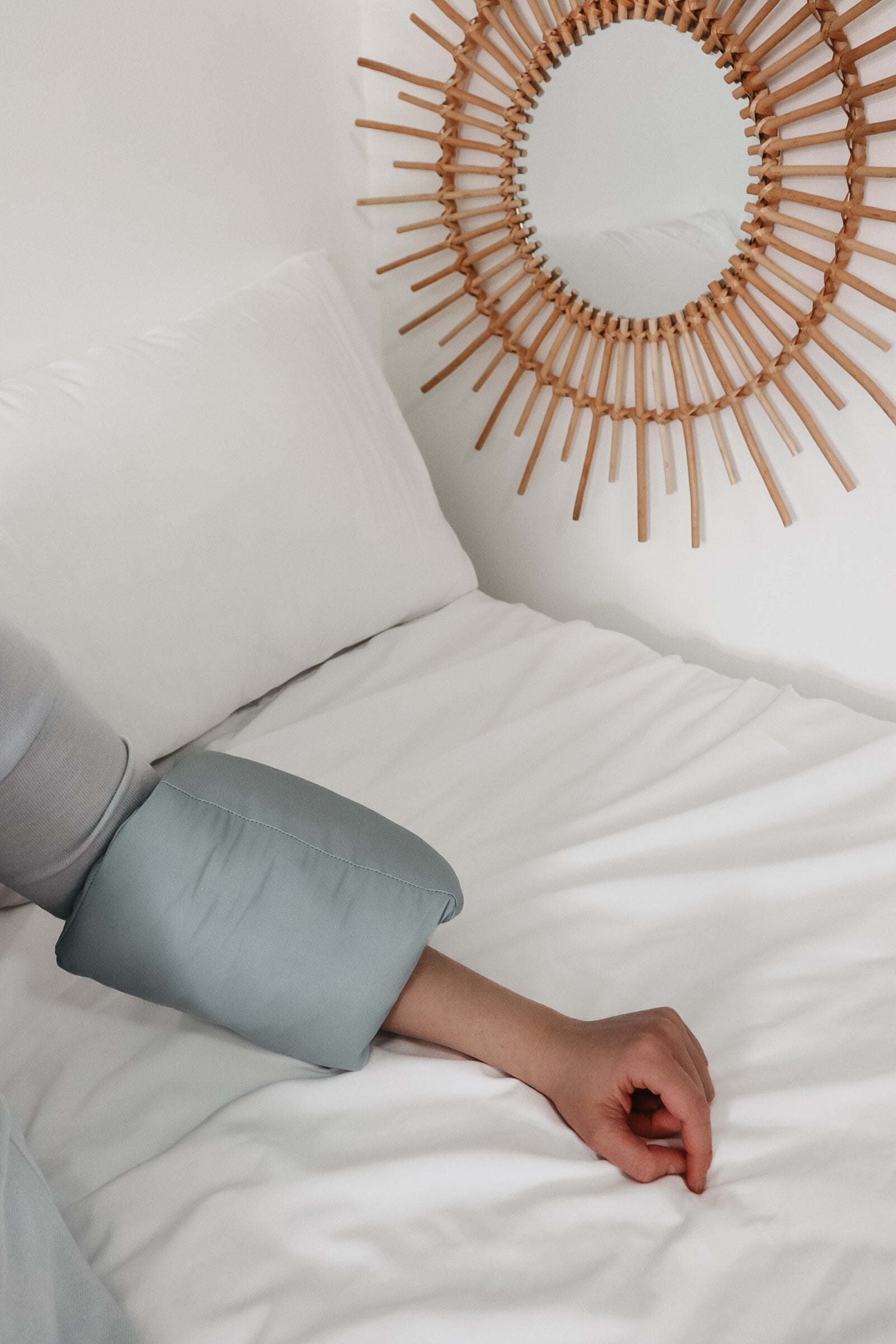 Lagoon Wipeable Cradle Arm Pillow (Ships June 8)