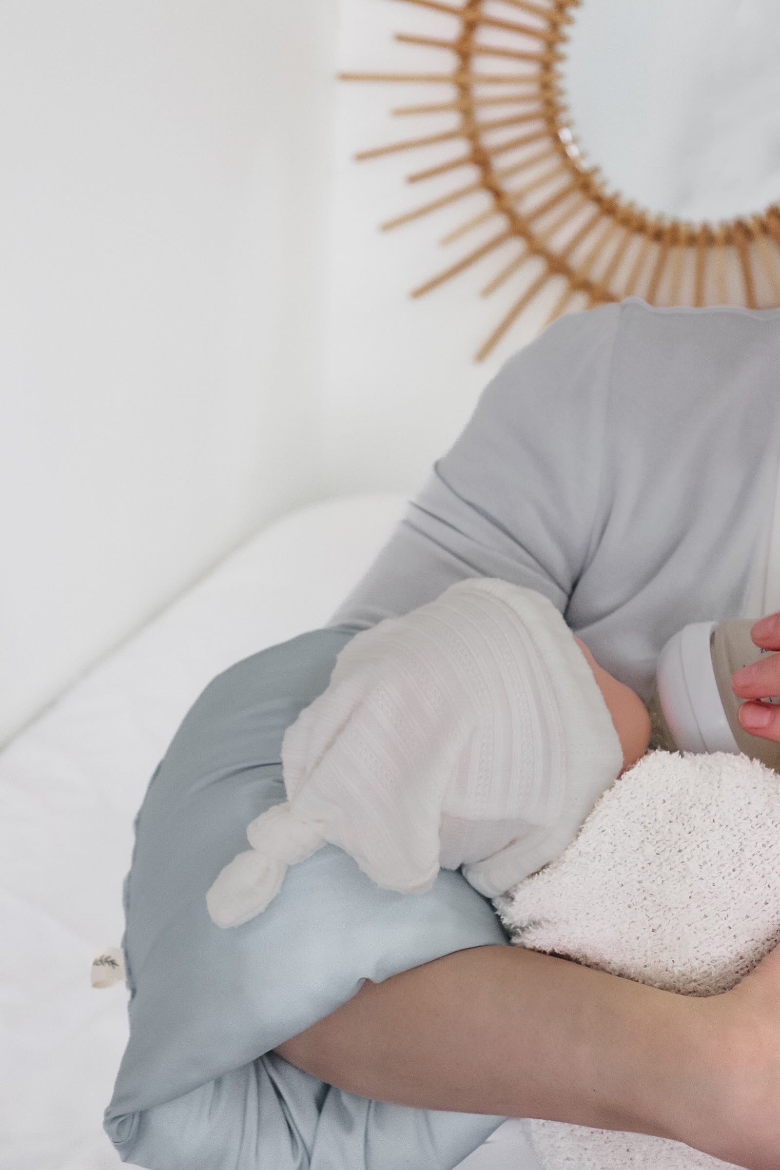 Lagoon Wipeable Cradle Arm Pillow (Ships June 8)