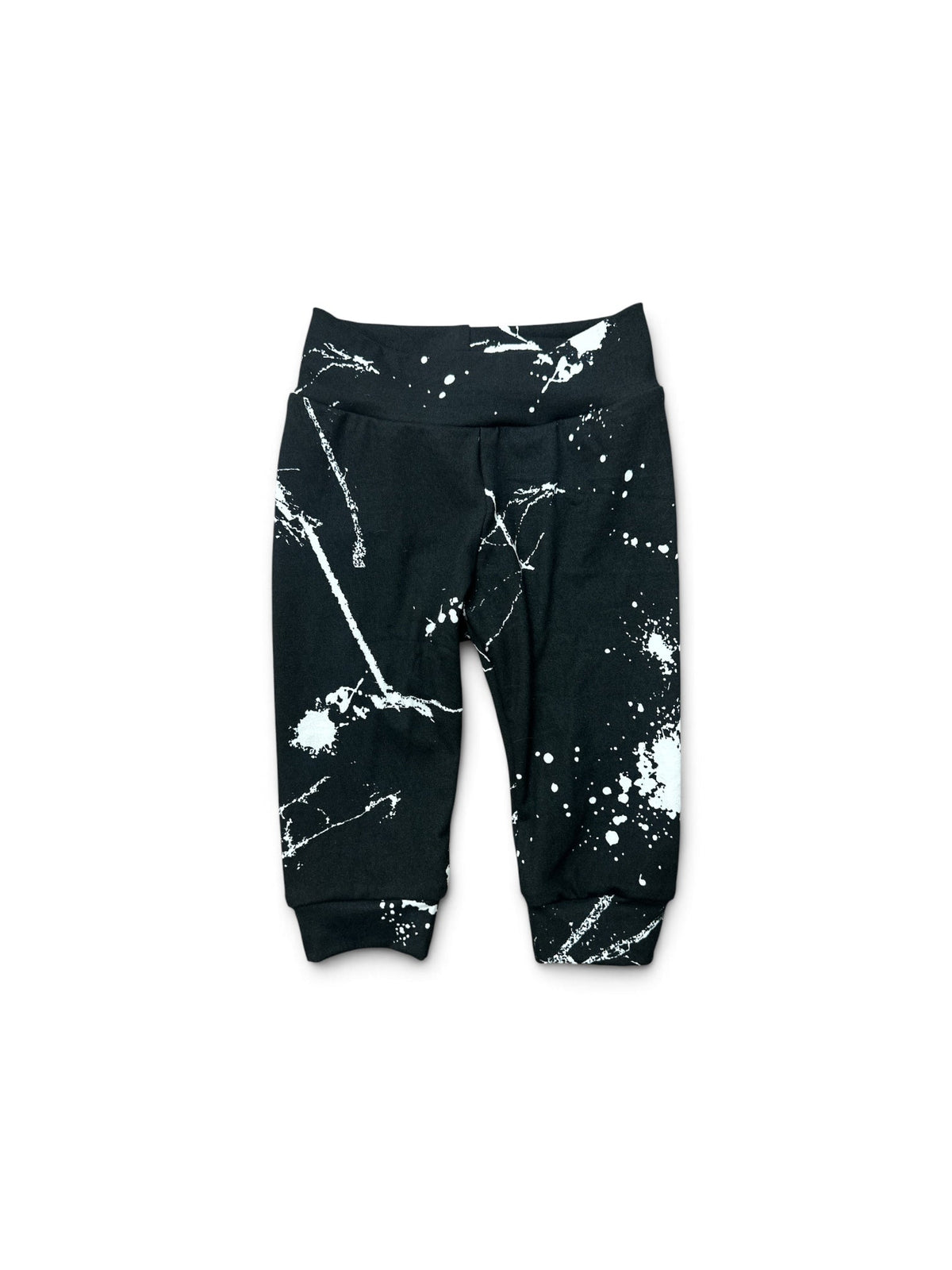 Black Splatter Infant/toddler Joggers