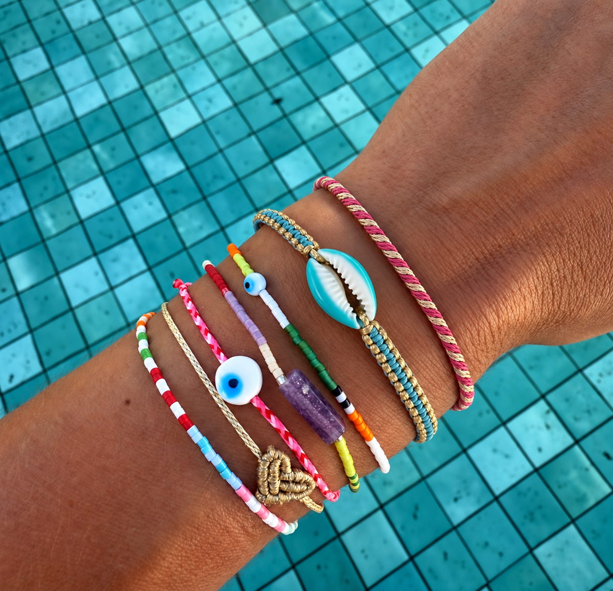 Ocean Cowrie Shell Bracelet