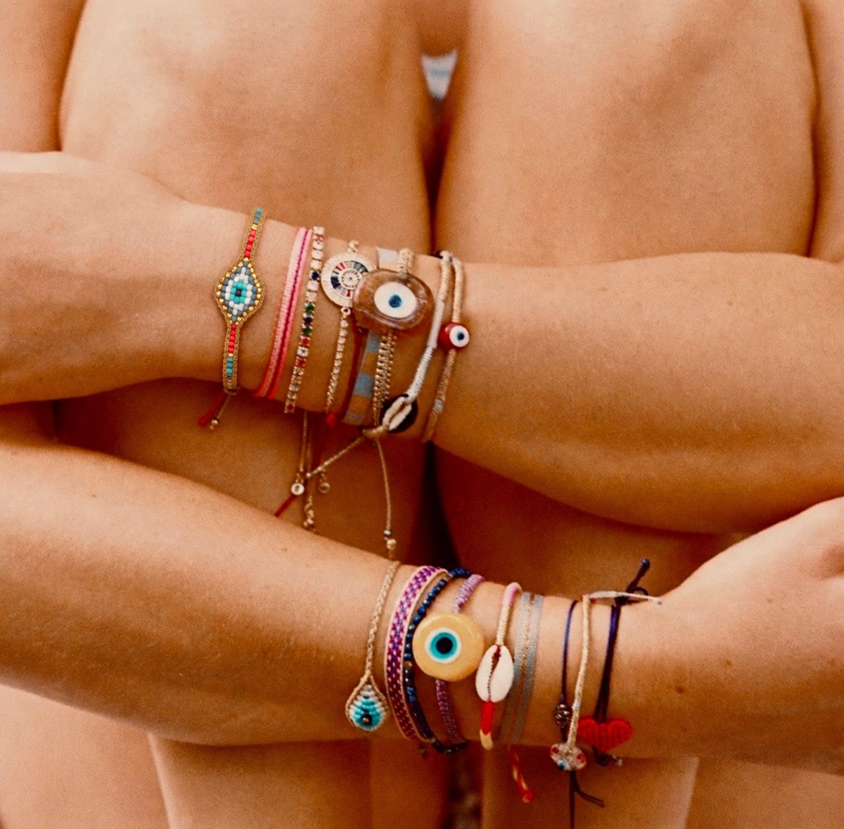 Rainbow Miyuki Eye Bracelet