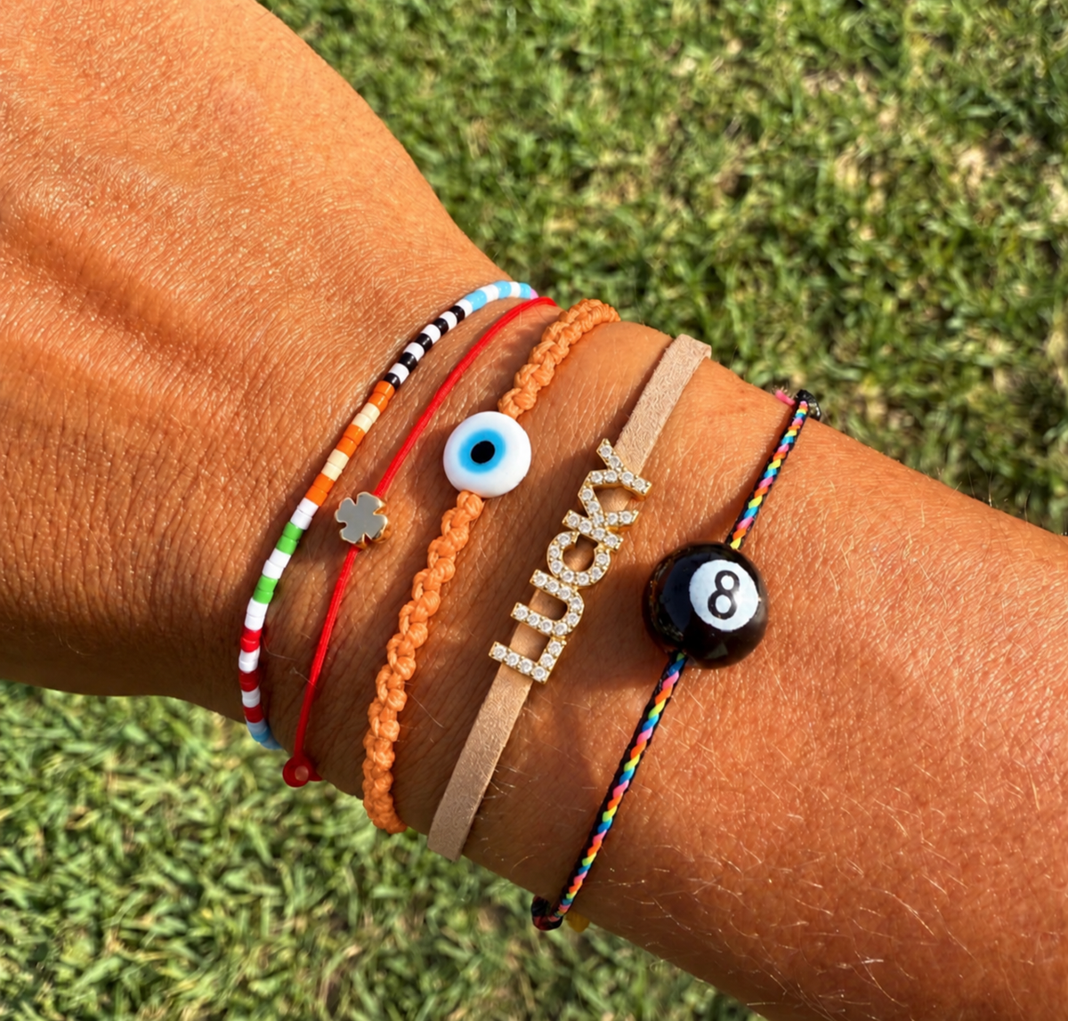 Robin Braided Bead Bracelet
