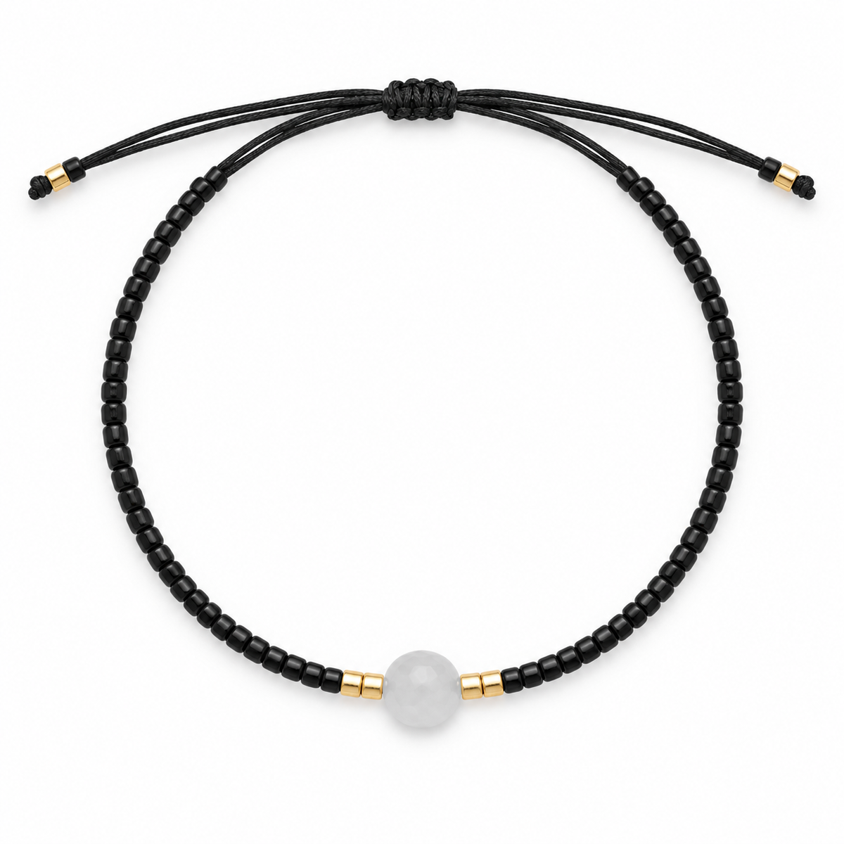 Sana White Gem Bracelet