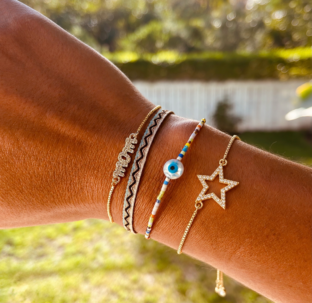 Studded Star Bracelet
