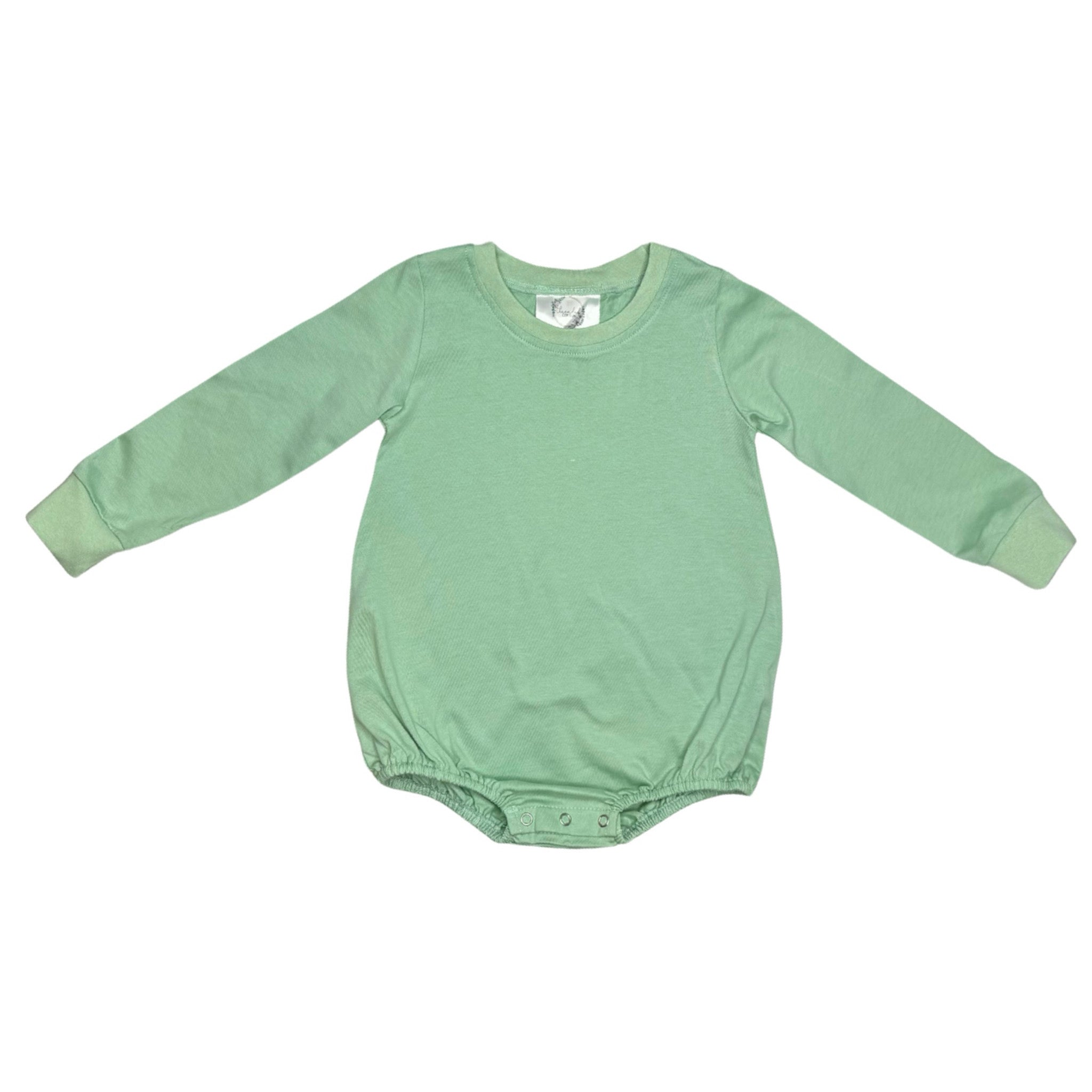 Threaded Cotton Boy Long Sleeve Bubble 100% Cotton