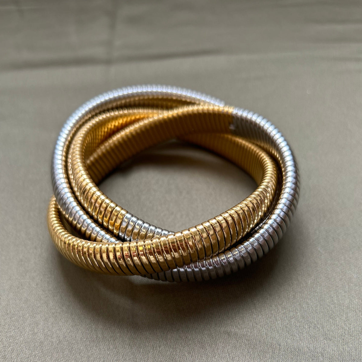 Infinity Multi Layered Bracelet Two-tone
