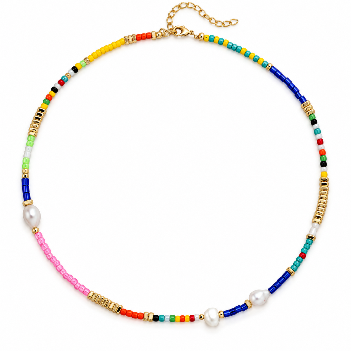Jessica Pearl Beaded Choker