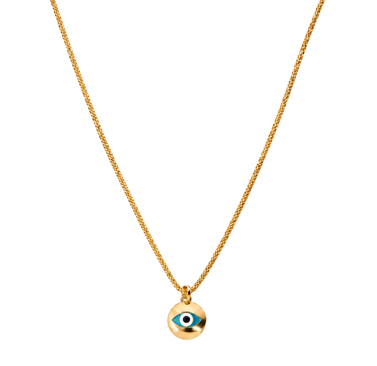 Evil Eye Gold Necklace
