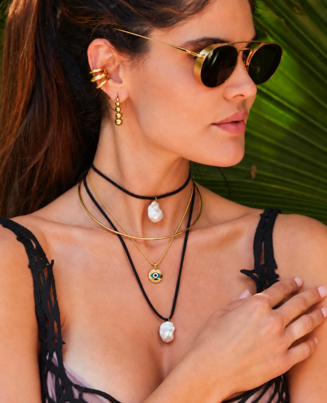 Evil Eye Gold Necklace