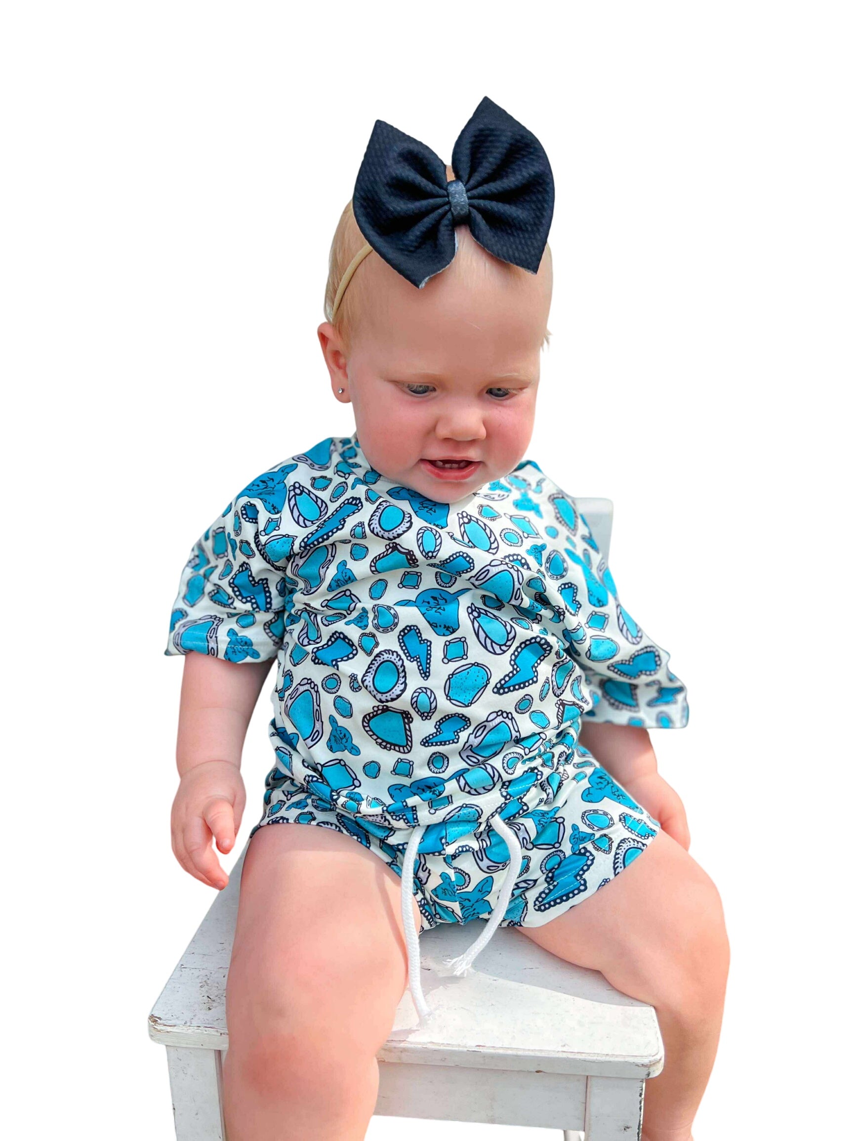 Western Turquoise Lounge Set