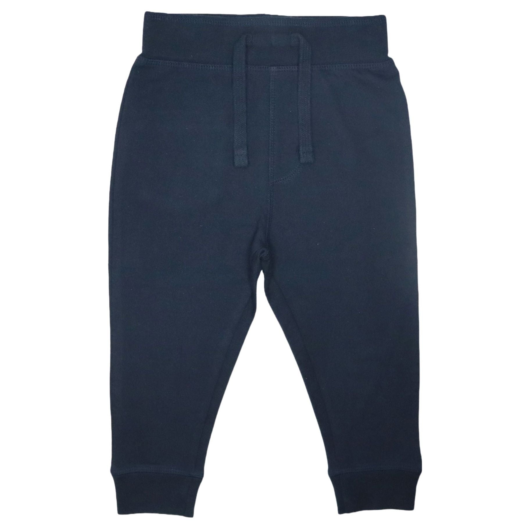 Kids Solid Fleece Lined Jogger Pants - Navy