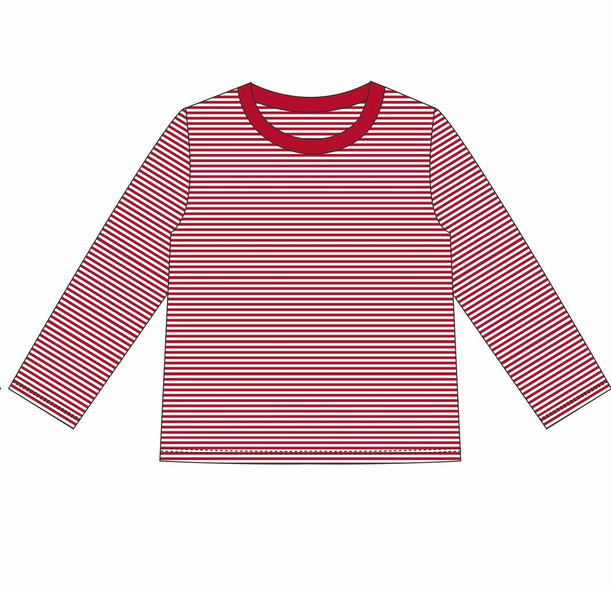 Knit Stripe Long Sleeve Shirt - Bold Colors