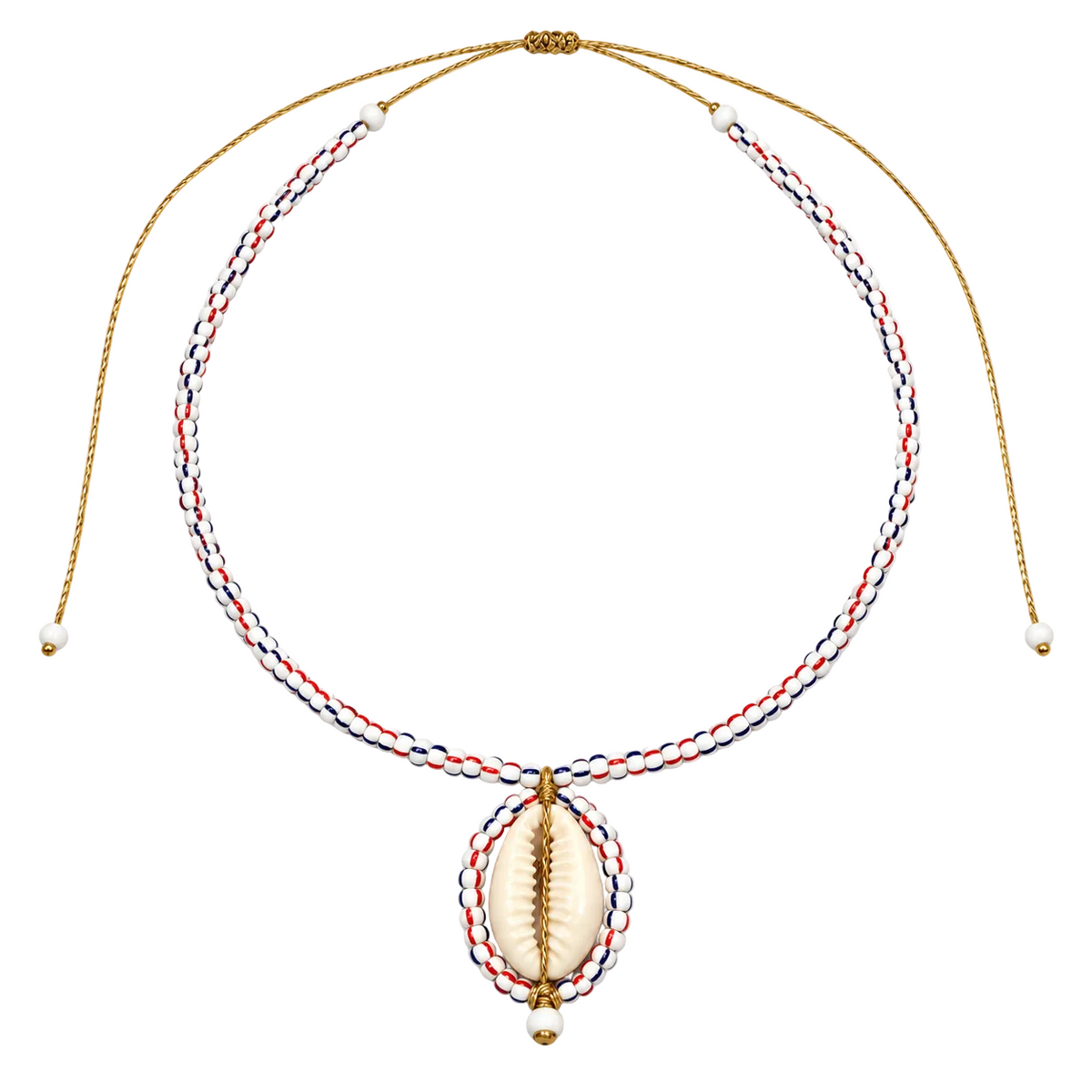 Beaded Shell Necklace