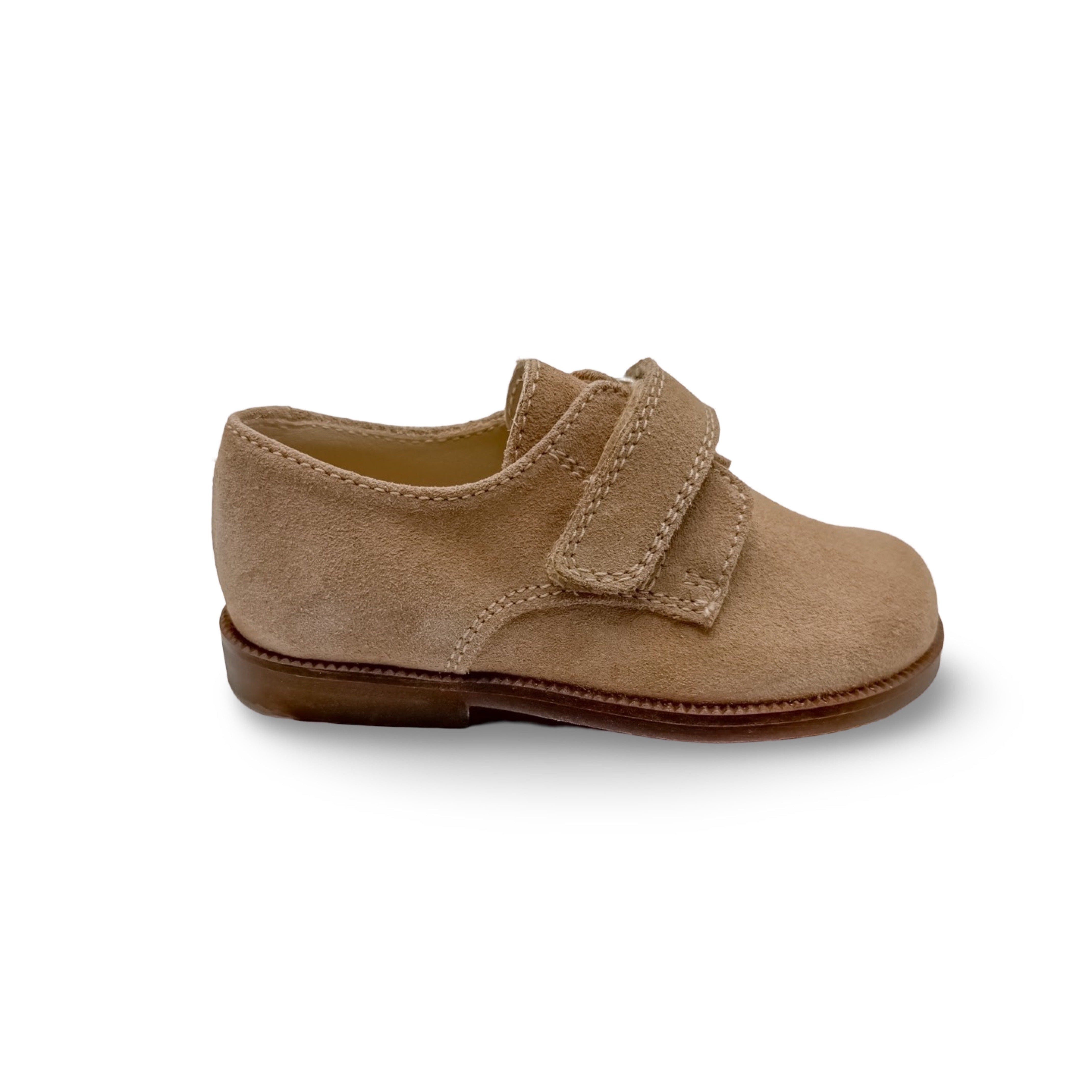 Liam- Tan Suede Boy Dress Shoes