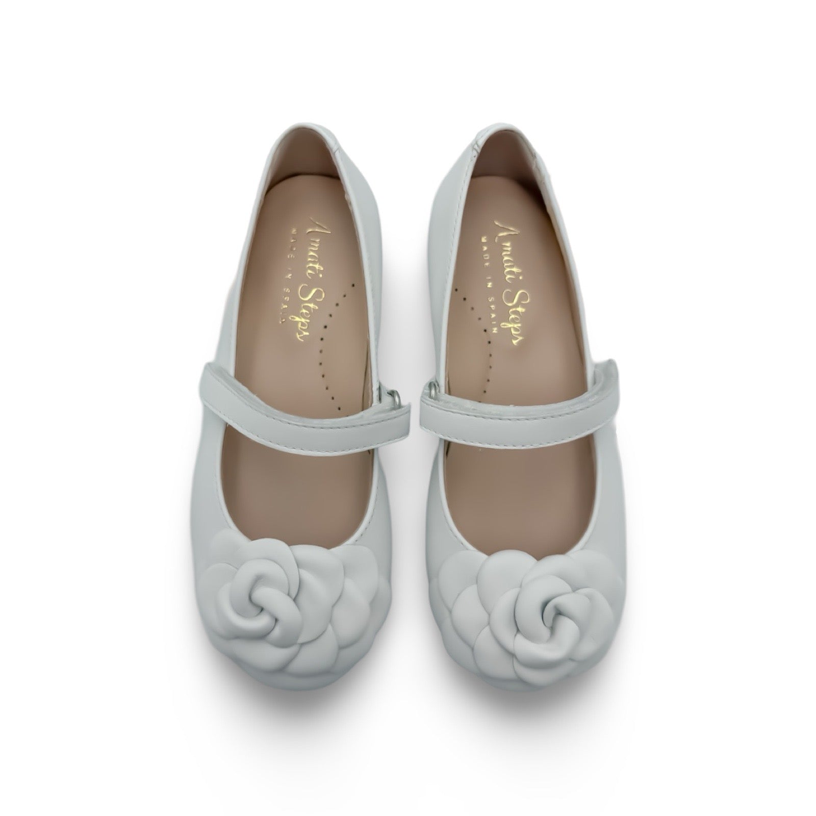 Camille- White Leather Mary Jane Shoes